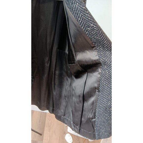 Vintage Wool Coat 5/6 Women Collection Elegante Thunder Bay Made In Romania Gray - Picture 7 of 15